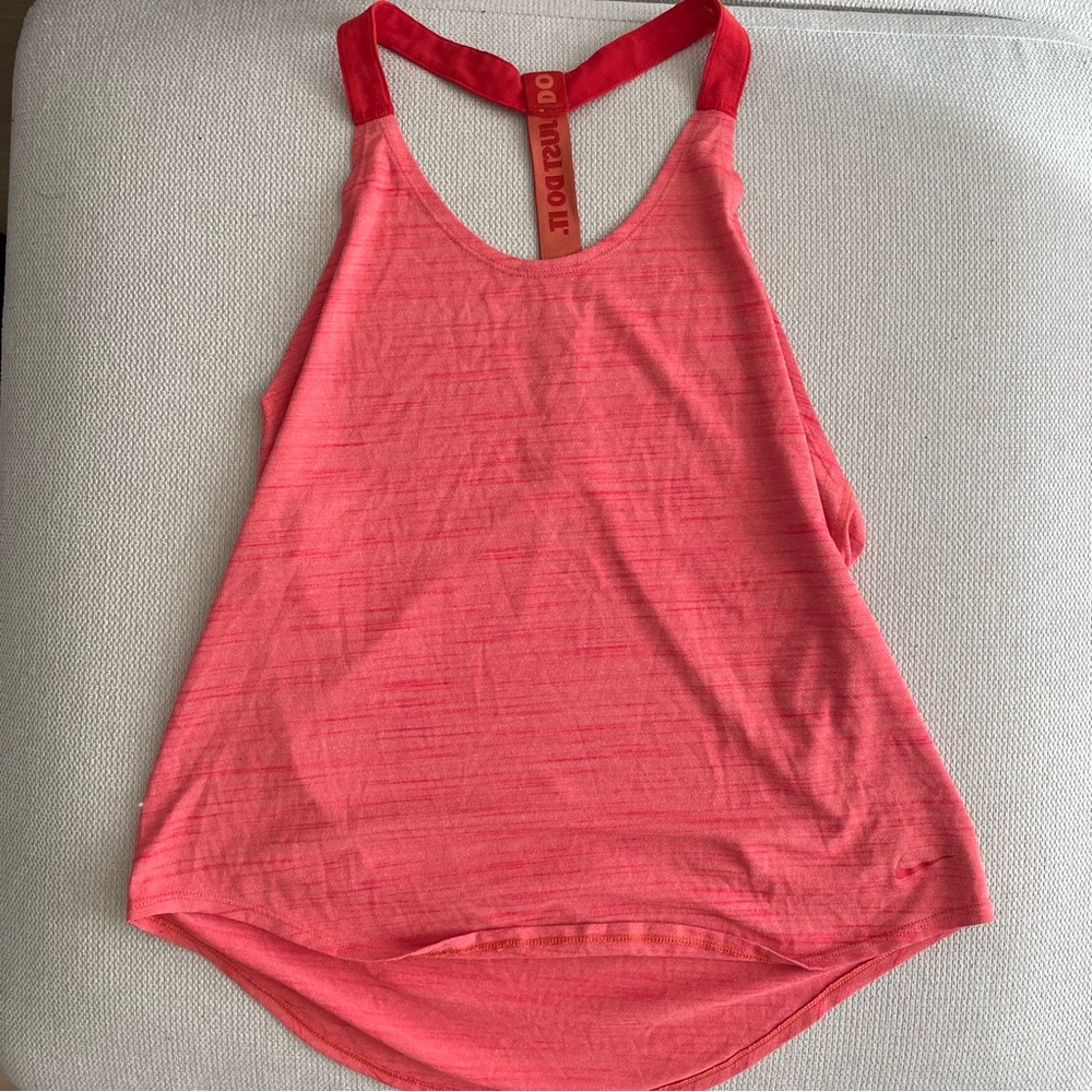 Good condition size M Nike dri-fit loose tank - orange